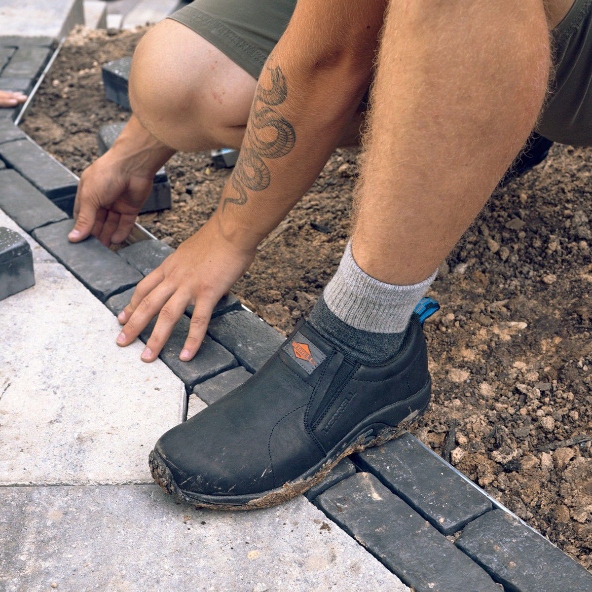 Men's Jungle Moc Leather SD+ Wide  Safety Shoes