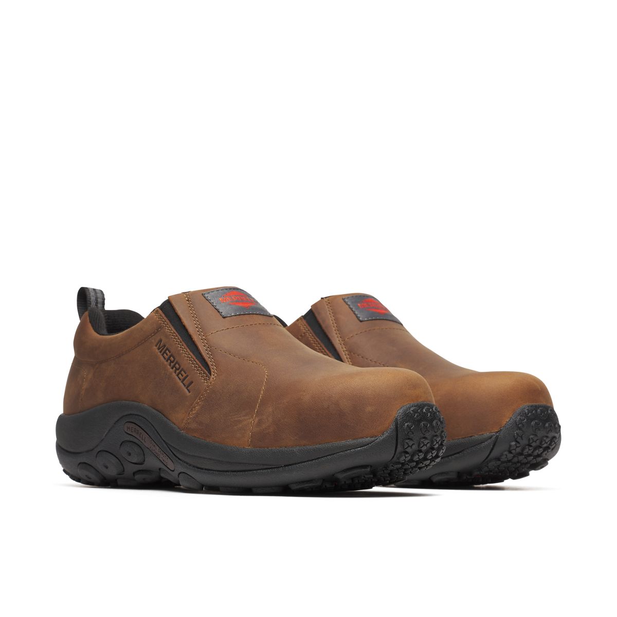 Men - Jungle Moc Leather Hi-Vis Carbon Fiber Low Wide Width - Slip Ons